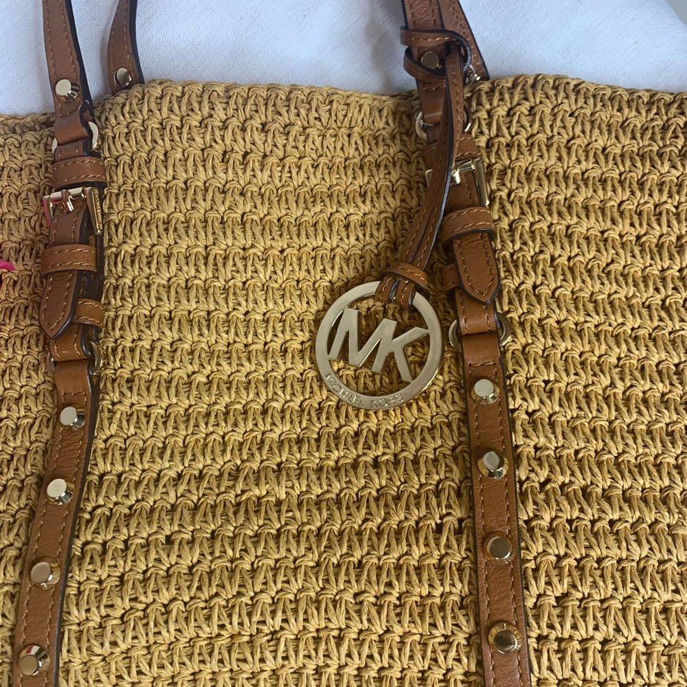 Michael Kors Straw Handbag